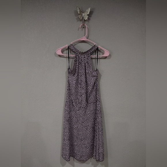 Vintage PS Y2k Checkered Halter Pink & Black Dress - Picture 1 of 5